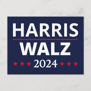 Carte Postale Harris Walz Election 2024 III