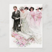 Carte Postale Harrison Fisher : Le Mariage (Devant)
