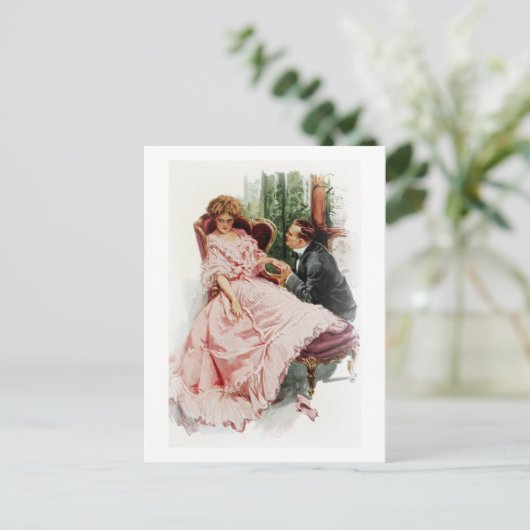 Carte Postale Harrison Fisher quand un homme s'amuse en faisant (Debout devant)