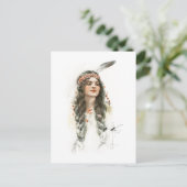 Carte Postale Harrison Fisher Song de Hiawatha Minnehaha (Debout devant)