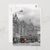 Carte Postale Harrods de Knightsbridge (Devant / Derrière)
