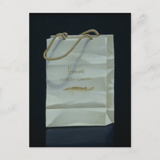 Carte Postale Harrods Sac Caviar 1989 (Devant)