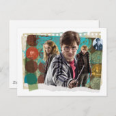 Carte Postale Harry, Hermione et Ron 1 (Devant / Derrière)