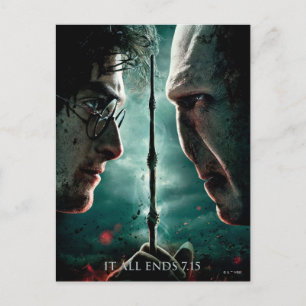 Carte Postale Harry Potter 7 Partie 2 - Harry contre Voldemort