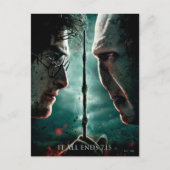 Carte Postale Harry Potter 7 Partie 2 - Harry contre Voldemort (Devant)