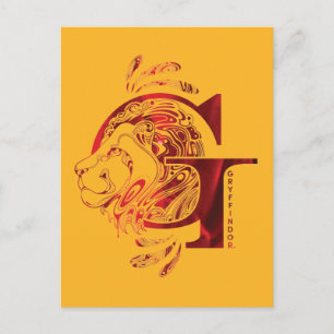 Carte Postale Harry Potter Aguamenti GRYFFINDOR™ Graphique