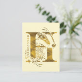 Carte Postale Harry Potter | Aguamenti HUFFLEPUFF™ Graphic (Debout devant)
