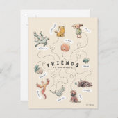 Carte Postale HARRY POTTER™ | Amis de Poudlard (Devant / Derrière)