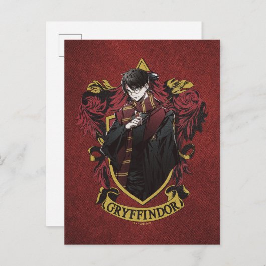 Carte Postale HARRY POTTER™ | Anime Blason HARRY POTTER™ (Devant / Derrière)