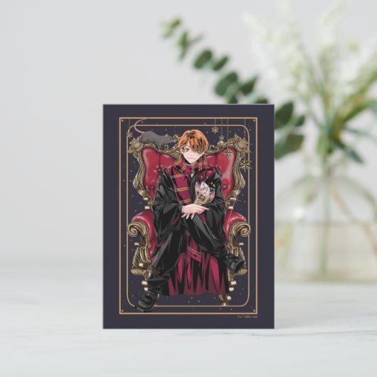 Carte Postale HARRY POTTER™ | Anime Ron Weasley Assis (Debout devant)