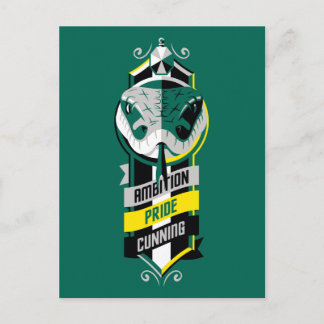 Carte Postale Harry Potter | Armoiries des traits de la maison S