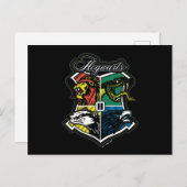 Carte Postale HARRY POTTER™ | Badge sportif HOGWARTS™ (Devant / Derrière)
