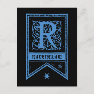 Carte Postale Harry Potter  Bannière du monogramme de Ravenclaw
