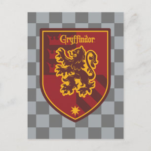 Carte Postale Harry Potter   Blason de fierté de la maison Gryff