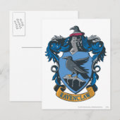 Carte Postale Harry Potter | Blason de la maison Serdaigle (Devant / Derrière)
