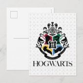 Carte Postale Harry Potter | Blason de l'école HOGWARTS™ Pride (Devant / Derrière)