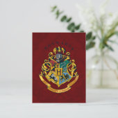 Carte Postale Harry Potter | Blason de Poudlard - Complet (Debout devant)