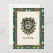 Carte Postale HARRY POTTER™ | Blason SLYTHERIN™ (Devant / Derrière)