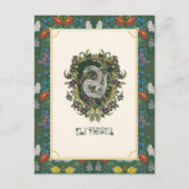 Carte Postale HARRY POTTER™ | Blason SLYTHERIN™ (Devant)