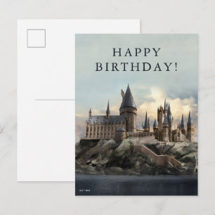 Carte Postale Harry Potter Château de Poudlard de jour
