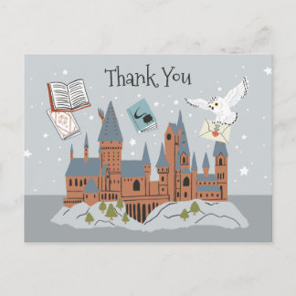 Carte Postale Harry Potter | Château de Poudlard Merci