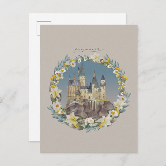 CARTE POSTALE HARRY POTTER™ | CHÂTEAU HOGWARTS™ (Devant / Derrière)