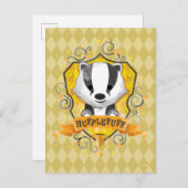 Carte Postale Harry Potter| Cimetière HUFFLEPUFF™ de charme (Devant / Derrière)