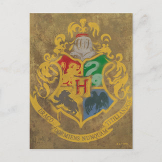 Carte Postale Harry Potter | Cimier de Poudlard rustique