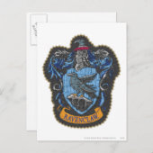 Carte Postale Harry Potter | Classic Crest de Ravenclaw (Devant / Derrière)
