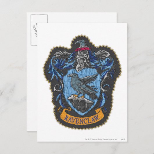 Carte Postale Harry Potter | Classic Crest de Ravenclaw (Devant / Derrière)