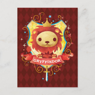 Carte Postale Harry Potter | Crête de charme GRYFFINDOR™
