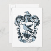 Carte Postale Harry Potter | Crête moderne de Ravenclaw (Devant / Derrière)