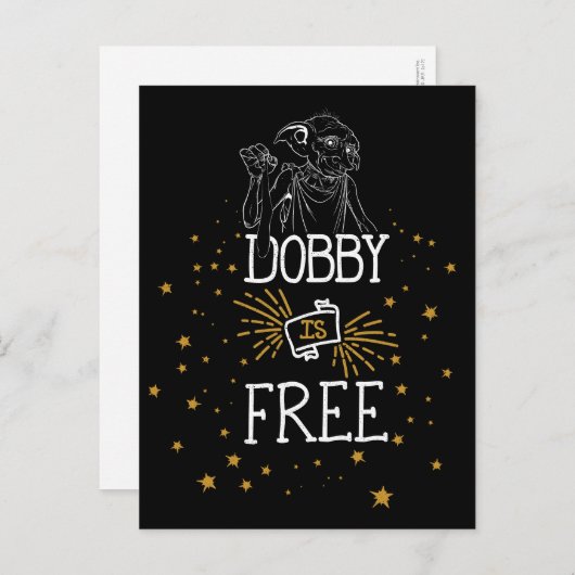 Carte Postale Harry Potter | Dobby Gratuit (Devant / Derrière)