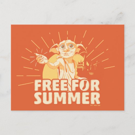 Carte Postale HARRY POTTER™ | Dobby Gratuit En Été (Devant)