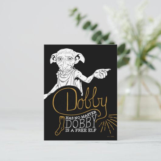 Carte Postale Harry Potter | Dobby N'A Pas De Maître (Debout devant)
