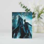 Carte Postale Harry Potter et Dumbledore sur les rochers 1 (Debout devant)