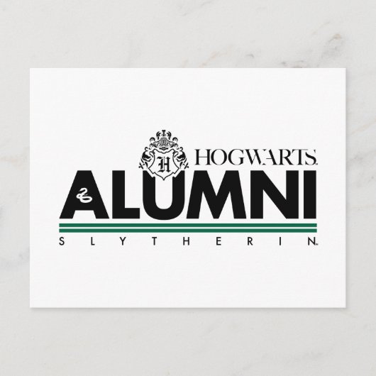 Carte Postale Harry Potter| Étudiants HOGWARTS™ SLYTHERIN™ (Devant)