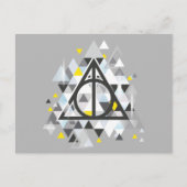 Carte Postale Harry Potter | Geometric Deathly Hallows (Devant)