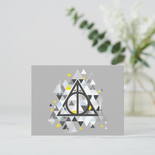 Carte Postale Harry Potter | Geometric Deathly Hallows (Debout devant)