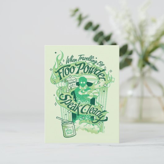 Carte Postale Harry Potter | Graphique de typographie de la poud (Debout devant)
