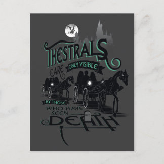 Carte Postale Harry Potter | Graphique de typographie de Thestra