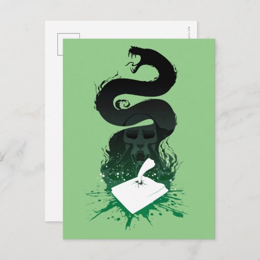 Carte Postale Harry Potter | Graphique du journal de Tom Riddle (Devant / Derrière)