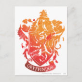 Carte Postale Harry Potter | Gryffindor Crest - Splissé (Devant)