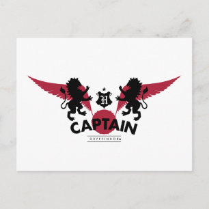 Carte Postale Harry Potter GRYFFINDOR™ House Quidditch Captain