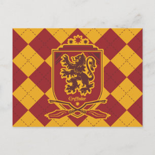 Carte Postale Harry Potter Gryffindor QUIDDITCH™ Crest