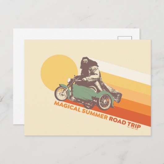 Carte Postale HARRY POTTER™ | Hagrid Magical Summer Road Trip (Devant / Derrière)