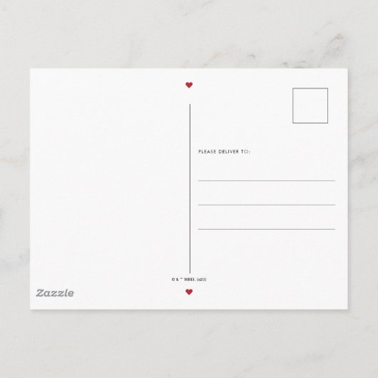 Carte Postale Harry Potter | Hedwig Joyeuse Saint-Valentin (Dos)