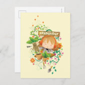 Carte Postale Harry Potter | Hermione Herbology Class Graphic (Devant / Derrière)