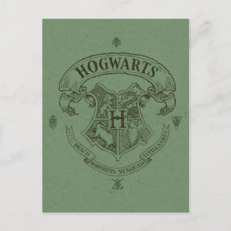 Carte Postale Harry Potter | Hogwarts Banner Crest