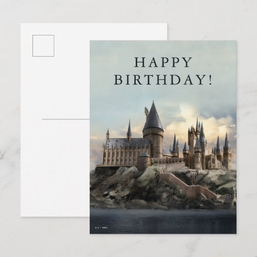 Carte Postale Harry Potter | Hogwarts Castle Daytime (Devant / Derrière)